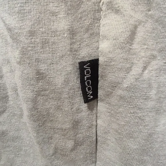 Volcom Gray Tee Polo Style - Picture 3 of 4